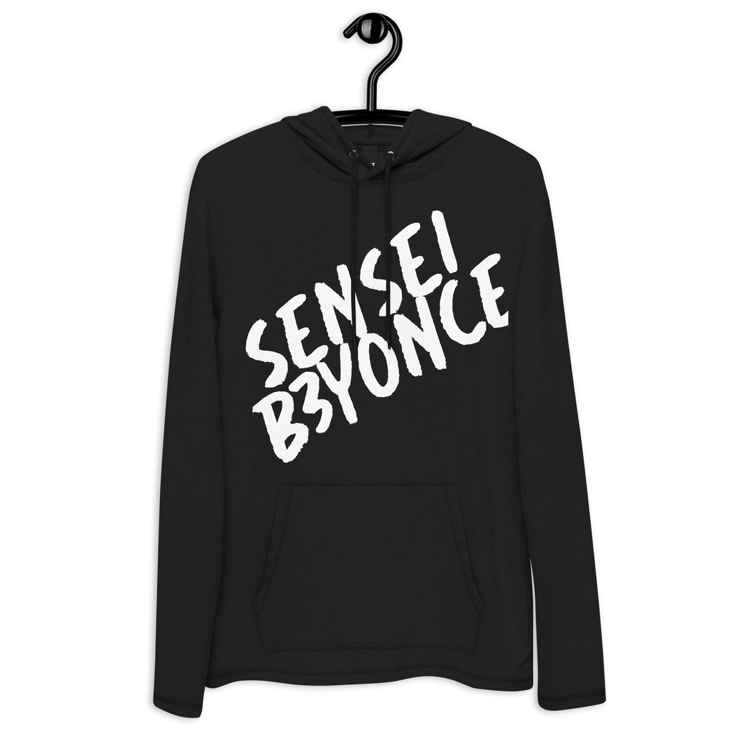 Diagonal SenseiB3yonce, Unisex Lightweight Hoodie